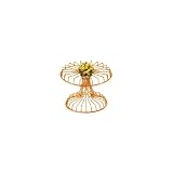 Dover European Metalworks 13-1/2' Dia. Natural Bronze Cake Stand - D05ABR