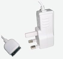 Accsi-UK - White iPod Mains Charger for iPod nano 4th & 5th Generations, iPhone 3G & 3GS, iPod Touch & iPod Classic
