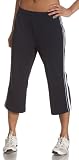  : NYL New York Laundry Women's 'Play Fair' Stretch Rib Capri, Navy Ship, Medium