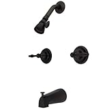 Kingston Brass KB245KL Tub and Shower Faucet, Oil Rubbed Bronze [並行輸入品]