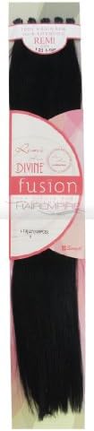 Divine Fusion 22" Real 100% Virgin Remi Hair Extension Individual Tips Color #1 (Jet Black) 125 Pieces
