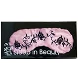 Swissco Pink Sleep Mask With Lace Trim