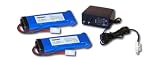 Two NiCd 8.4V 2300mAh Battery Packs for Airsoft Guns with A Simple Charger 12V 300mAh