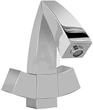 Graff Signature Collection G3010C10MBN Fontaine Double Lever Lavatory Faucet with 5-11/16 Reach, 7-5/16 Height, Single-Hole Installation and Includes Automatic Pop-Up Drain Assembly w/ Overflow: Brushed Nickel