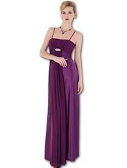 Sheath Satin/Silk Spaghetti Strap Fitted Evening Dress 