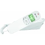 AT&T TR1909 Trimline Corded Phone with Caller ID, White