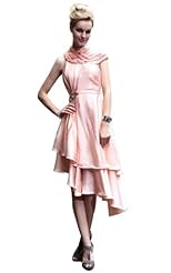 Chiffon/Taffeta/Tulle Applique Crystal Beaded Crystals Lace High-Neck Prom Dress/Wedding Dress 