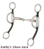 Antique Brown Short Shank Snaffle Bit