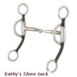 Antique Brown Short Shank Snaffle Bit