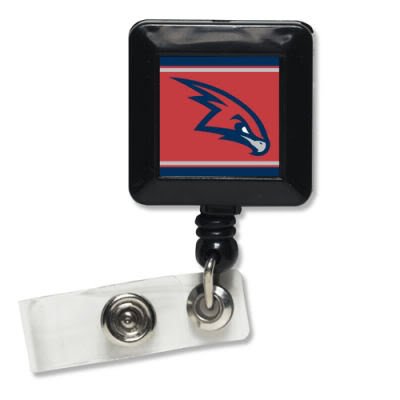 Atlanta Hawks Official Retractable Badge Holder Keychain