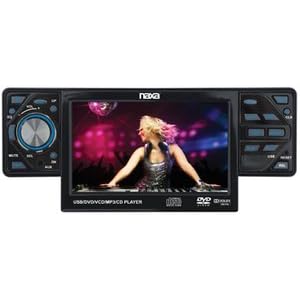 Naxa NX-687 Car Audio In Dash CD DVD Player with 4.3 Inch Touch Screen