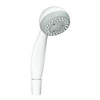 Pollenex 3 Settings: Massaging Hand-held Showerhead, White