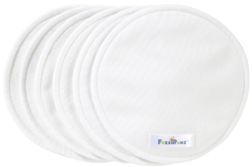 FuzziBunz 6 Pack Nursing Pads White