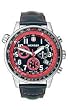 Wenger Men's 70874 Commando SR Chrono Red Dial Black Leather Watch