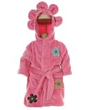 : Petit Lem Candy Pink Flower Robe