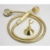 IMAGE OF California Faucets Cal Trim Wall Mounted Hand Shower Kit W/ Traditional Porcelain Insert 9125-13-BN