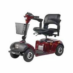 Drive Medical S45001GT Daytona GT 4-Wheel Compact Scooter - Red