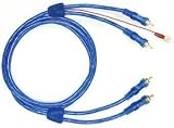 AML6 6'HIGH HEAT RESISTANT RCA CBLES W/BLUE L