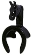 Cast Iron Horse Head Bridle Rack - Black - 8.5" X 4"