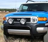 KC HiLITES Front End Light BarBlack Powder CoatedToyotaFJ Cruiser2007 to 20082-Tab