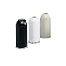 Safco(R) Dome-Top Receptacle With Open Lid, 15 Gallons, White