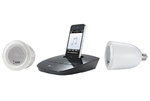 GiiNii AudioBulb Wireless/Expandable LED Light bulb music system for iPod/iPhone/any music source