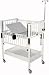 Neonatal/Pediatric Intensive Care Cribs - Neonatal/Pediatric Intensive Care Cribs - Flat Pan, 24'W x 36'L x 44'H 36 inch deck length is perfectly sized to accommodate infants in their first months. 12 inch high sides are light-weight and have mid-stops for easy access to infant patient. Product photo may not exactly match the product offered for sale. Please refer to the product description.