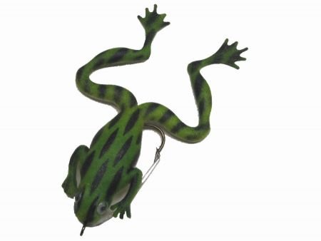 Twister Frosch mit Haken grün