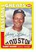 Harry Walker Autographed/Hand Signed Baseball Card (Houston Astros) 1990 Swell Legends Card