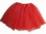 Basic Ballet Red 3 layer Tutu. Soft Satin Waist. Girls 2-9