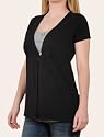 Motherhood Maternity: Short Sleeve Pull Over Nursing Top