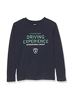 Automobili Lamborghini Camiseta Manga Larga (Azul)
