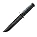 KA-BAR 1213 Black Fighting/Utility Knife, Kydex Sheath, 7 in., Plain