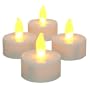 Inglow CG10059WH4 Flameless Tea Light Candle 4-Pack, White