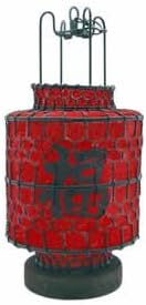 Red Lantern - Single w/ Wood Base