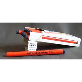 Berol Handwriting Pens Dark Blue Box of 12
