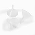 Lot of 12 Small Clear Plastic Funnels Perfume Craft Spice