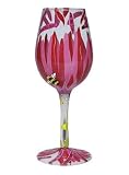 Santa Barbara GLS11-5570Q Lolita Wine Glass, Loves Me, Loves Me