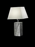 Tischleuchte Shine Stone, 1-flammig, Grau – Fischer 42521