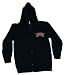 HD10-00 Aerosmith Winged Logo Boston Bad Boys Distressed Zip Up Hoodie