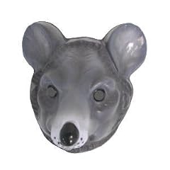 Hartplastik Tier-Maske f�r Erwachsene Ratte