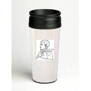 16 oz. Double Wall Insulated Tumbler with man in robes - Paper Insert by