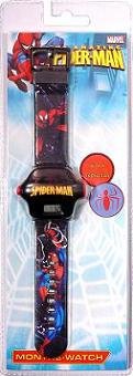 Montre LCD projecteur Spiderman 3