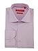 Gino Valentino Men's Modern Spread Collar Barrel Cuff Cotton Dress Shirt