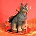 Doberman Pinscher Little Devil Dog Figurine - Red