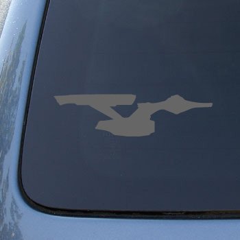  ENTERPRISE 2 - Star Trek - Vinyl Decal Sticker #A1395 | Vinyl Color: Silver