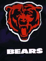 NFL Football Licensed Chicago Bears Queen Size Royal Plush Blanket Throw