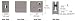 CRL Z-Series Brushed Nickel Zinc Small Square Glass Clamp by CR Laurence