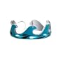 .925 Sterling Silver Enamel Swirl Toe Ring