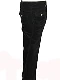 BILLY BLUES Corduroy Pants in Black 3P-1937